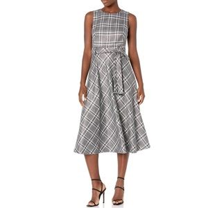 Calvin Klein Dresses Calvin Klein Grey Black Silver Plaid